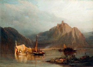 View On The Rhine — Clarkson Frederick Stanfield