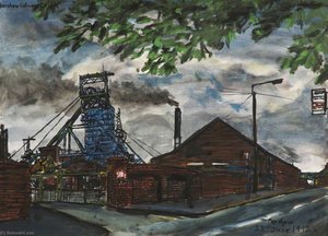Bickershaw Pit From Plank Lane, View West — Max Ayres