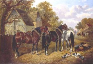 Farmyard Scene — John Frederick Herring Junior
