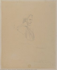 Classical Bust Of A Bearded Male Seen In Profile — Vincenzo Camuccini