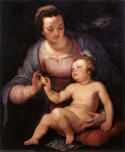 Madonna And Child — Cornelis Cornelisz Van Haarlem