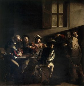 Vocation Of Saint Matthew — Caravaggio