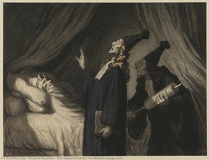 The Hypochondriac (le Malade Imaginaire) — Honoré Daumier