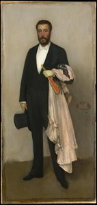 Arrangement In Flesh Colour And Black: Portrait Of Theodore Duret — 제임스 애벗 맥닐 휘슬러