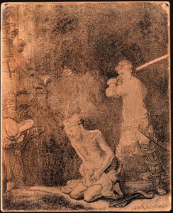 Die Enthauptung Johannes Des Täufers — Rembrandt Van Rijn