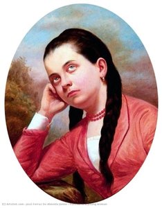 Portrait Of A Young Woman — José Ferraz De Almeida Júnior