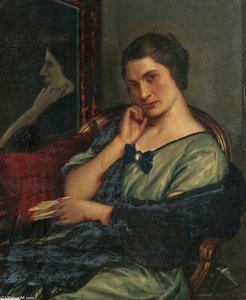 Lady In A Black Shawl — Charles Haslewood Shannon