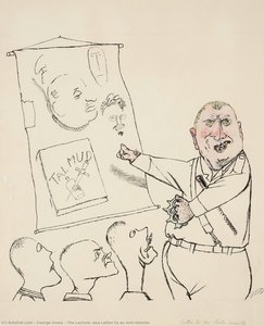 La Conferencia (o Carta A Un Antisemita) — George Grosz
