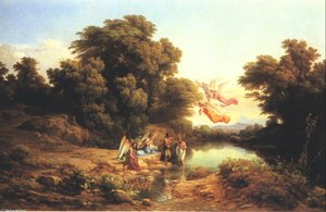 Baptism Of Christ In The River Jordan — Karoly Marko The Elder