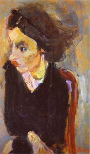 Woman In Profile (portrait Of Madame Tennent) — Chaim Soutine