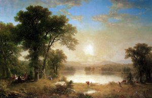 The Picnic, Bolton, New York — Asher Brown Durand