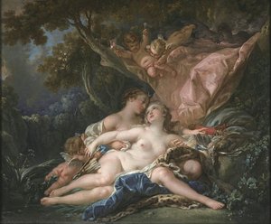 Jupiter In The Guise Of Diana, And The Nymph Callisto — François Boucher