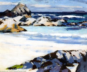 A View From Iona Looking Towards Lunga — Francis Campbell Bolleau Cadell