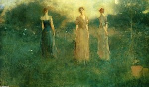 In The Garden — Thomas Wilmer Dewing