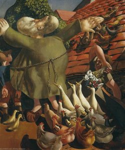 St Francis And The Birds — Sir Stanley Spencer