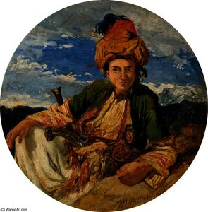 Head Of A Zingari, Xanthus — William James Müller