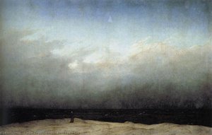 El Monje Por El Mar — Caspar David Friedrich