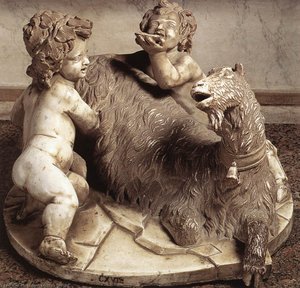 The Goat Amalthea With The Infant Jupiter And A Faun — Gian Lorenzo Bernini