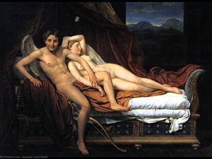 Cupido Y Psicé — Jacques-louis David
