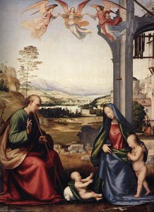 The Holy Family With St John The Baptist — Fra Bartolomeo