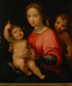 Madonna And Child With St. John The Baptist — Andrea Del Sarto