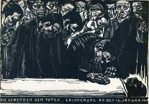 Memorial For Karl Liebknecht — Käthe Kollwitz