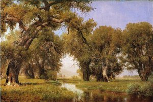 On The Cache La Poudre River, Colorado — Thomas Worthington Whittredge
