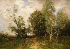Landscape With Sheep — Theophile Emile Achille De Bock