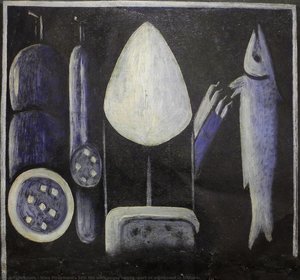 Still Life With Sugar Candy (part Of Signboard In Didube) — Нико Пиросмани