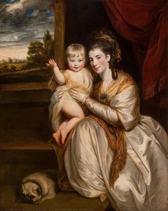 Mrs. John Weyland Und Ihr Sohn John — Sir Joshua Reynolds