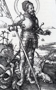 St. George On Foot — Albrecht Dürer
