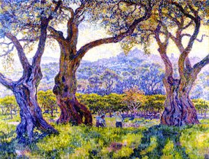 Olive Trees Near Nice (also Known As Oliviers Aux Environs De Nice) — Theo Van Rysselberghe