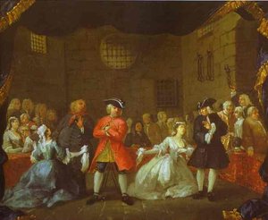 Eine Szene Aus Der Bettleroper — William Hogarth