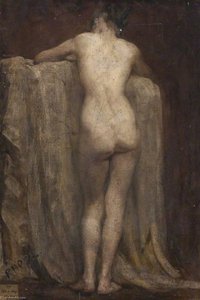Back Of Standing Female Nude — Robert Hope