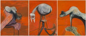 Tres Estudios Para Figuras En La Base De Una Cruz — Francis Bacon