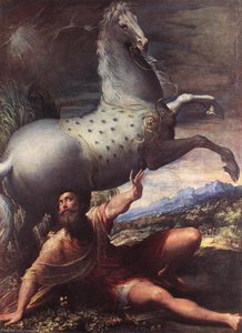 The Conversion Of St Paul — Parmigianino