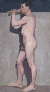 Male Nude (verso) — Albert C Cooper