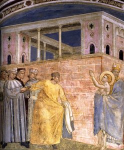 Színteryek Szent Fáncsiszólából: 2. A Krisztus Elvetése (részlet) — Giotto Di Bondone