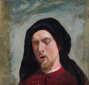 Study For The Head Of Chaucer — Ford Madox Brown