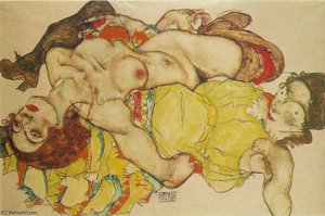 Kaksi Naista — Egon Schiele