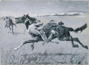 A Peril Of The Plains — Frederic Remington
