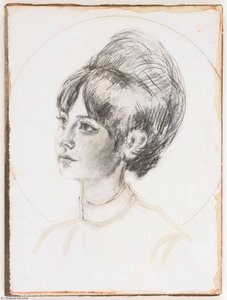 Untitled (francesca, Young Female With Bouffant Hairdo) — Joseph Cornell