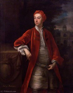 Portrait Of Richard Boyle, 3rd Earl Of Burlington — Jonathan Richardson The Elder