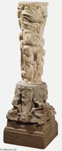Sculptured Column — Master Of Cabestany