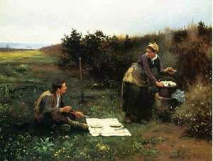 The Honeymoon Breakfast — Daniel Ridgway Knight