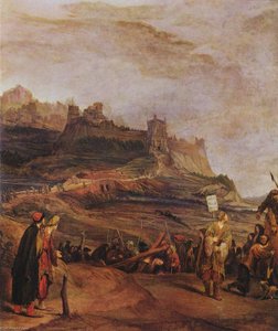 Deutsch Der Gang Nach Golgatha English On The Way To Golgatha — Aert De Gelder