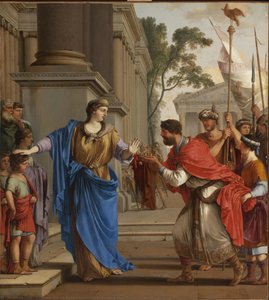 Cornelia Rejecting The Crown Of The Ptolemies — Laurent De La Hyre