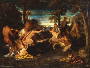 Bacchus Nursed By The Nymphs Of Nyssa — William Dyce
