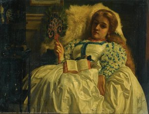 The Peacock Fan — Sir Edward John Poynter
