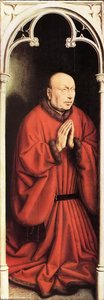 L'autel D'orgue Du Saint-bavo : Le Donateur — Jan Van Eyck